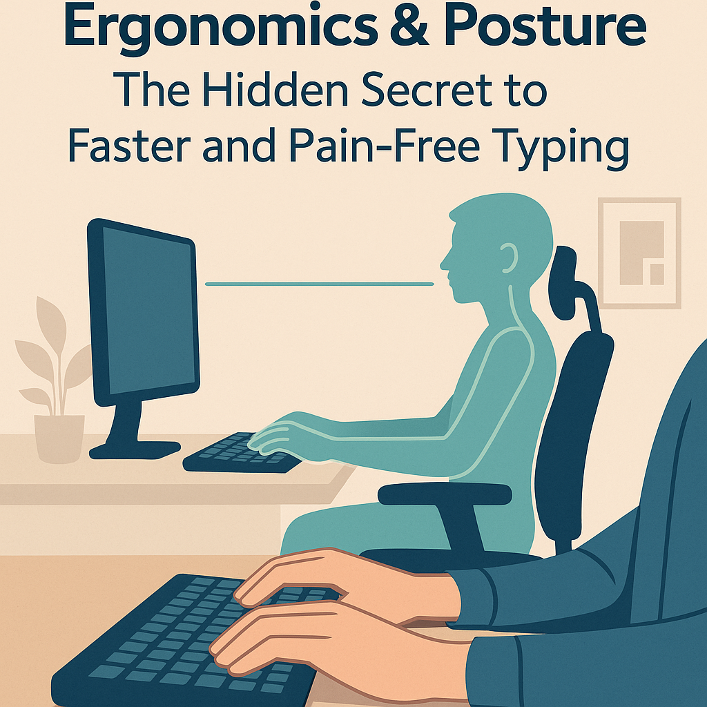 Ergonomics & Posture: The Hidden Secret to Faster and Pain-Free Typing